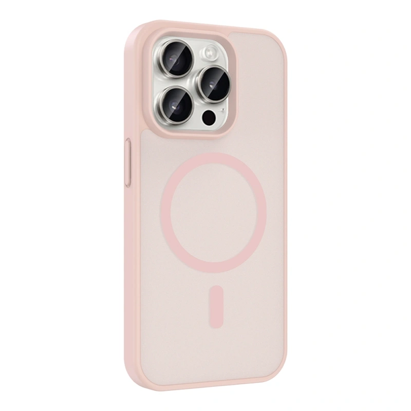 Apple iPhone 15 Pro Max Kılıf M-safe Şarj Özellikli Zore Babet Kapak