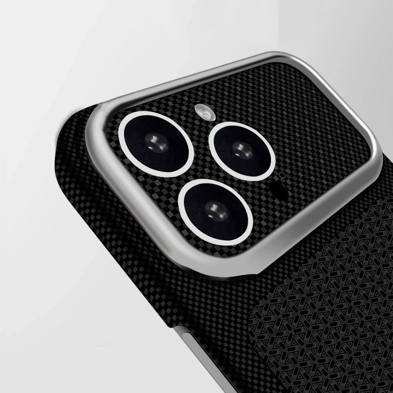 Apple iPhone 15 Pro Max Kılıf M-Safe Şarj Özellikli Zore Paris Nexel Sert PC Kapak