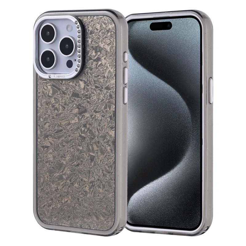 Apple iPhone 15 Pro Max Kılıf Taşlı Tasarımlı Zore Kapi Kapak