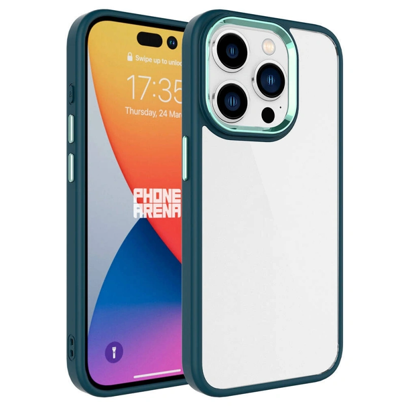 Apple iPhone 15 Pro Max Kılıf Zore Krom Kapak