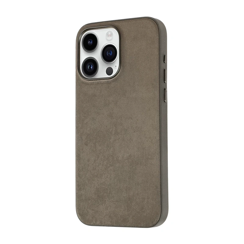 Apple iPhone 15 Pro Max Kılıf Zore Mikro Fiber Mimoza Kapak