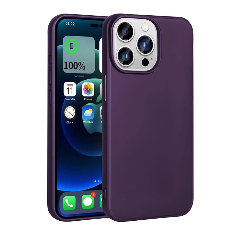 Apple iPhone 15 Pro Max Kılıf Zore Premier Silikon Kapak