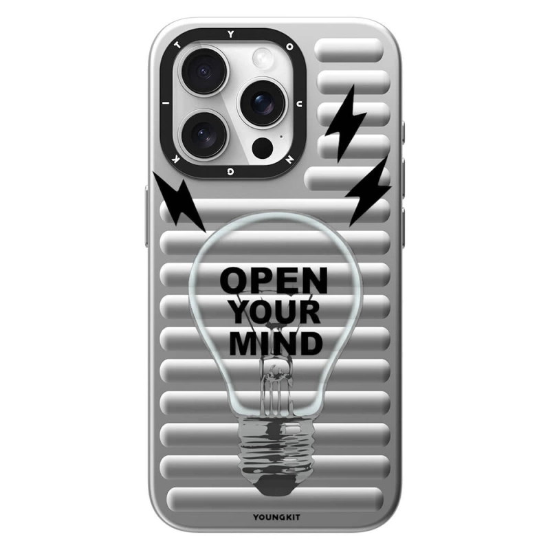 Apple iPhone 15 Pro Max Kılıf Magsafe Şarj Özellikli Youngkit Open Mind Serisi Kapak