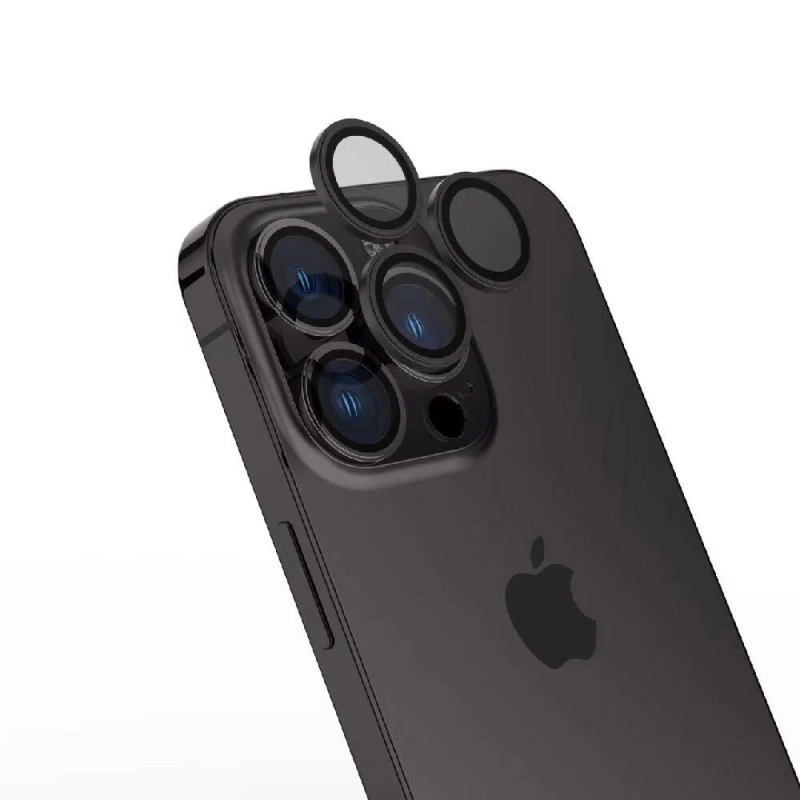 Apple iPhone 15 Pro Max Zore CL-15 Parmak İzi Bırakmayan Anti-Reflective Kamera Lens Koruyucu