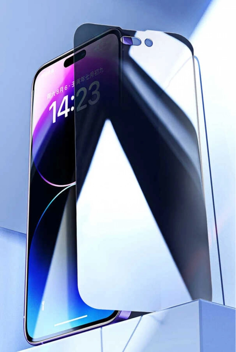 Apple iPhone 15 Pro Zore Kor Privacy Cam Ekran Koruyucu