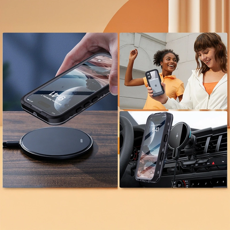 Apple iPhone 16 Kılıf 1-1 Su Geçirmez Kılıf