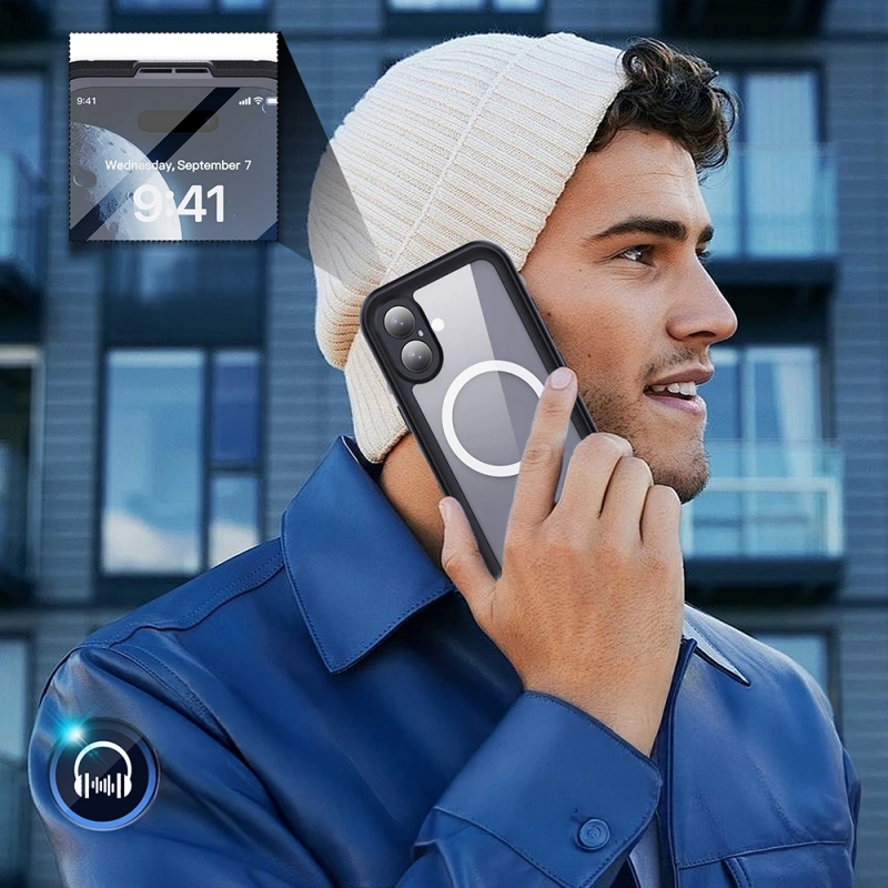 Apple iPhone 16 Kılıf 1-1 Su Geçirmez Kılıf