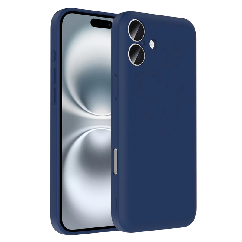 Apple iPhone 16 Kılıf Kamera Korumalı Kartlık Hazneli Zore Vitra Kapak