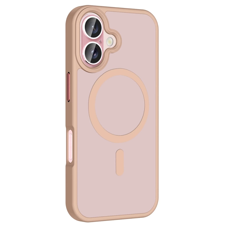 Apple iPhone 16 Kılıf M-safe Şarj Özellikli Mat Arka Yüzey Zore Sio Kapak