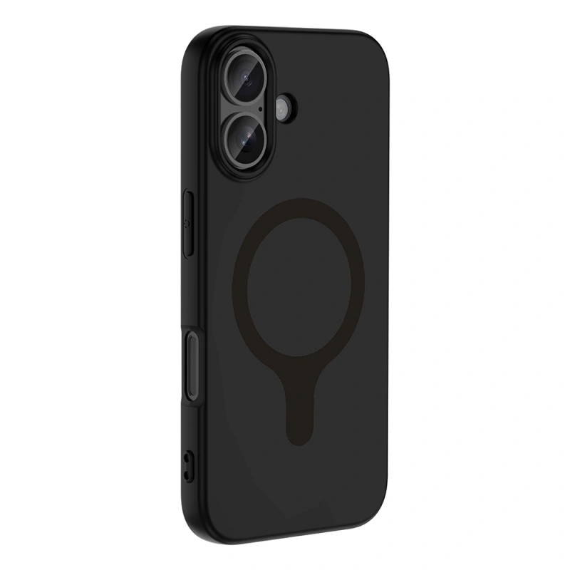 Apple iPhone 16 Kılıf M-Safe Şarj Özellikli Zore Aris Silikon Kapak