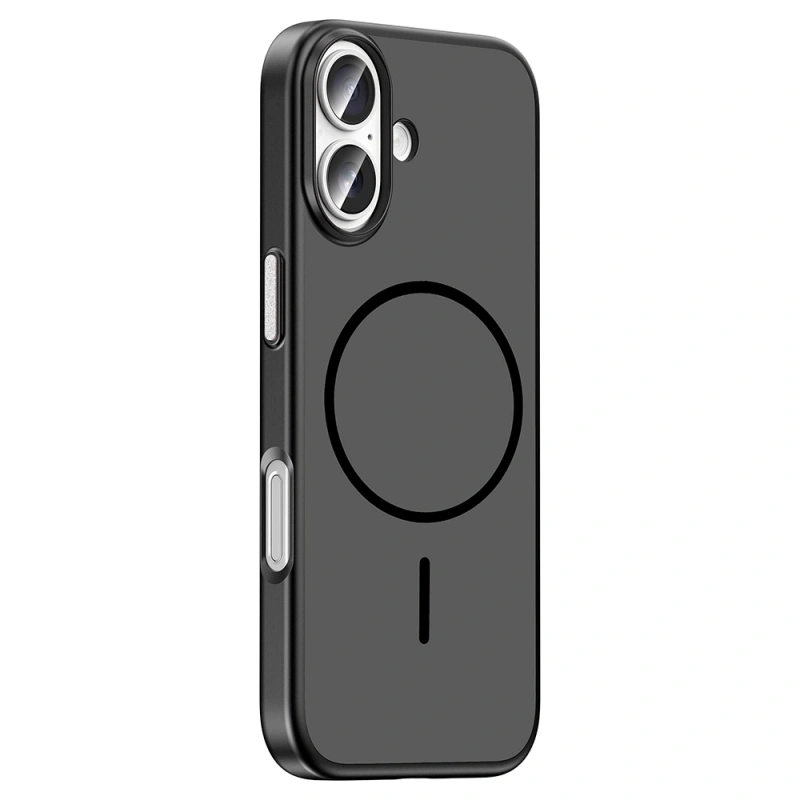 Apple iPhone 16 Kılıf M-Safe Şarj Özellikli Zore Lora PC Kapak