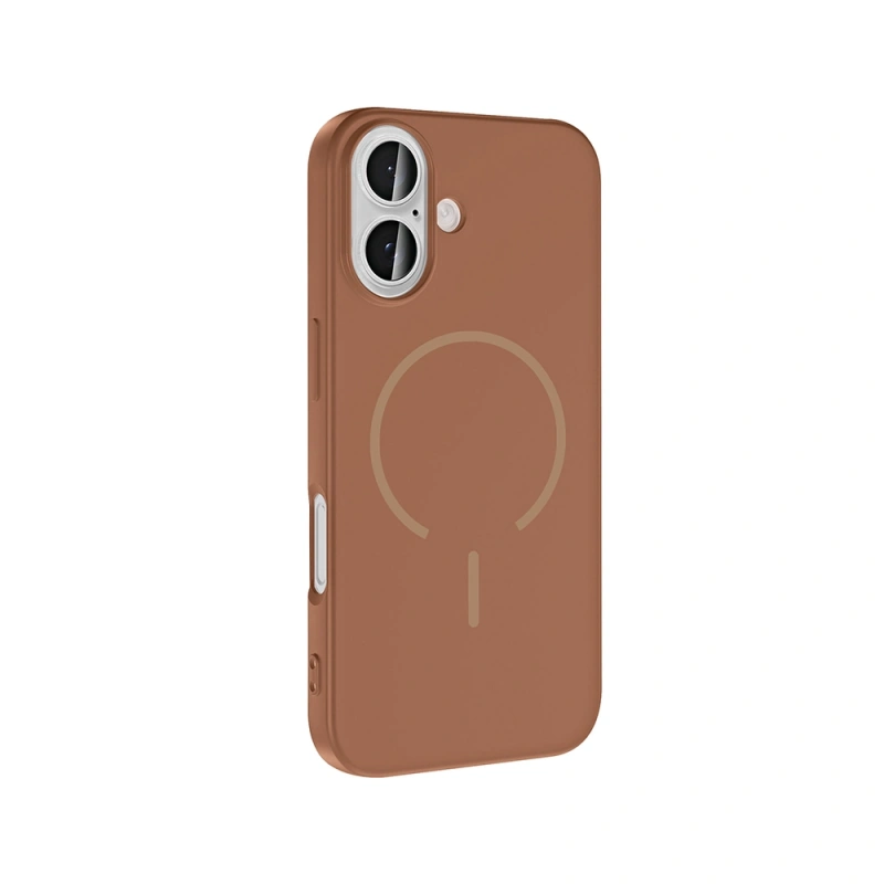 Apple iPhone 16 Kılıf M-safe Şarj Özellikli Zore Meta Kapak