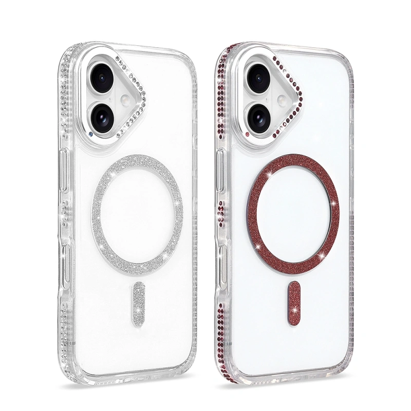 Apple iPhone 16 Kılıf M-safe Şarj Özellikli Zore Tera Silikon Kapak