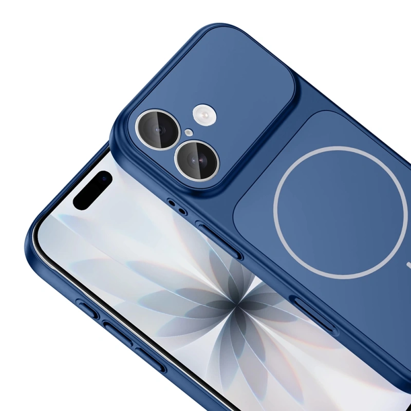 Apple iPhone 16 Kılıf Zore M-Safe Şarj Özellikli Kamera Korumalı Formen Kapak