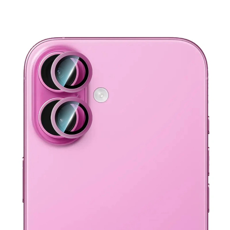 Apple iPhone 16 Plus CaseWorld Alloy Two-Color Serisi Lens Koruyucu