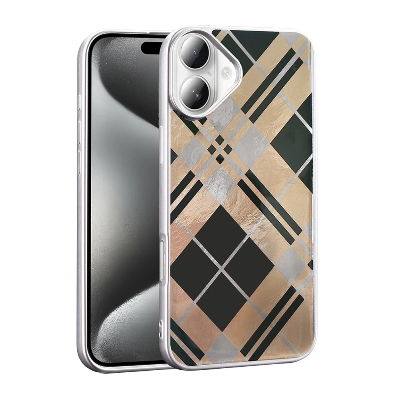 Apple iPhone 16 Plus Kılıf Desenli Zore Mep Kapak