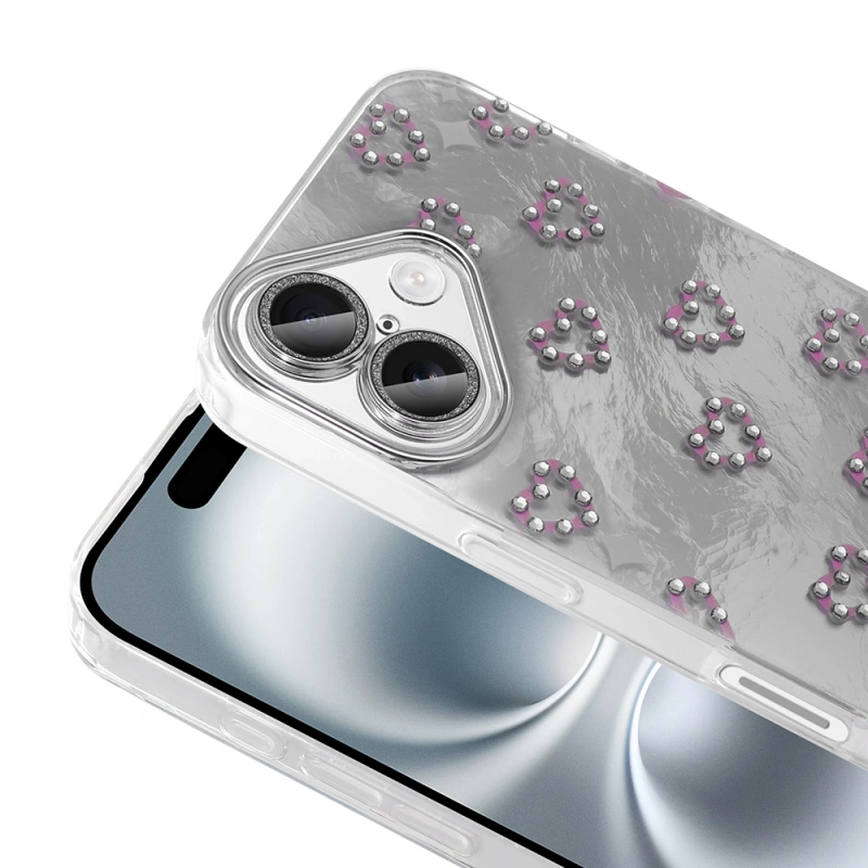 Apple iPhone 16 Plus Kılıf Kamera Korumalı Figürlü Zore Ponti Silikon Kapak
