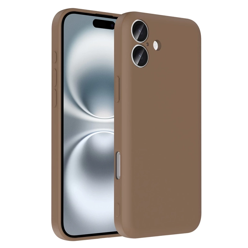 Apple iPhone 16 Plus Kılıf Kamera Korumalı Kartlık Hazneli Zore Vitra Kapak