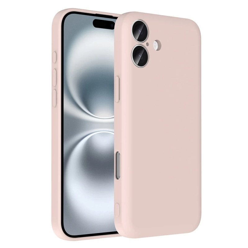 Apple iPhone 16 Plus Kılıf Kamera Korumalı Kartlık Hazneli Zore Vitra Kapak