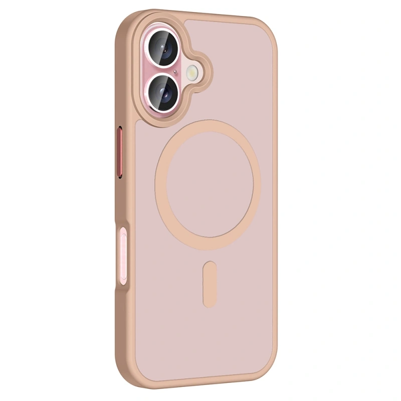 Apple iPhone 16 Plus Kılıf M-safe Şarj Özellikli Mat Arka Yüzey Zore Sio Kapak