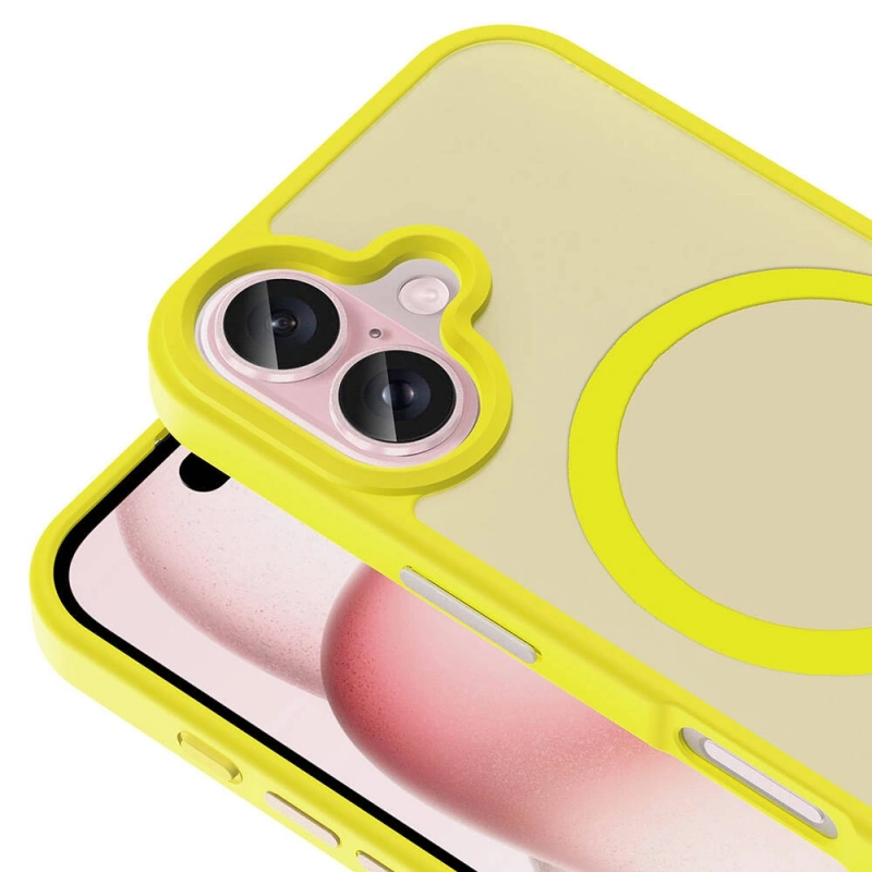 Apple iPhone 16 Plus Kılıf M-safe Şarj Özellikli Mat Arka Yüzey Zore Sio Kapak