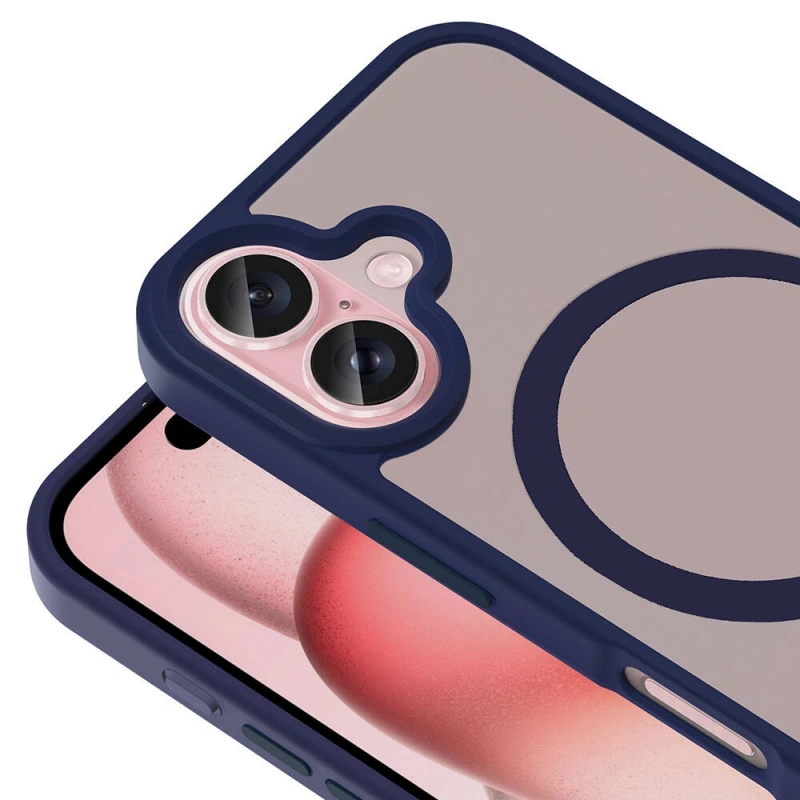 Apple iPhone 16 Plus Kılıf M-safe Şarj Özellikli Mat Arka Yüzey Zore Sio Kapak