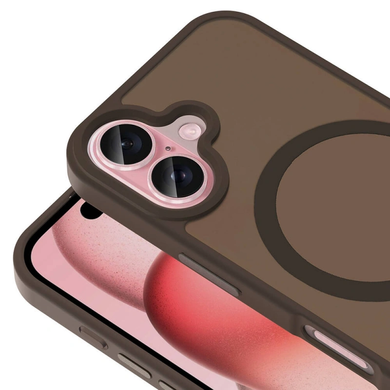 Apple iPhone 16 Plus Kılıf M-safe Şarj Özellikli Mat Arka Yüzey Zore Sio Kapak