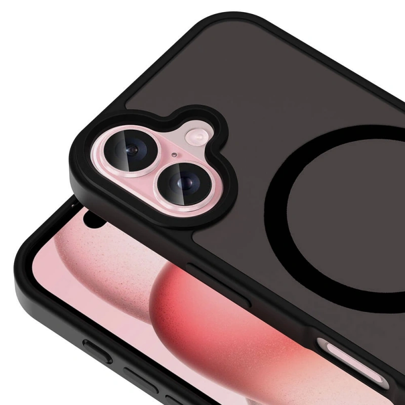 Apple iPhone 16 Plus Kılıf M-safe Şarj Özellikli Mat Arka Yüzey Zore Sio Kapak