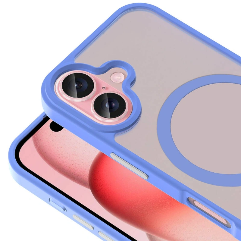 Apple iPhone 16 Plus Kılıf M-safe Şarj Özellikli Mat Arka Yüzey Zore Sio Kapak