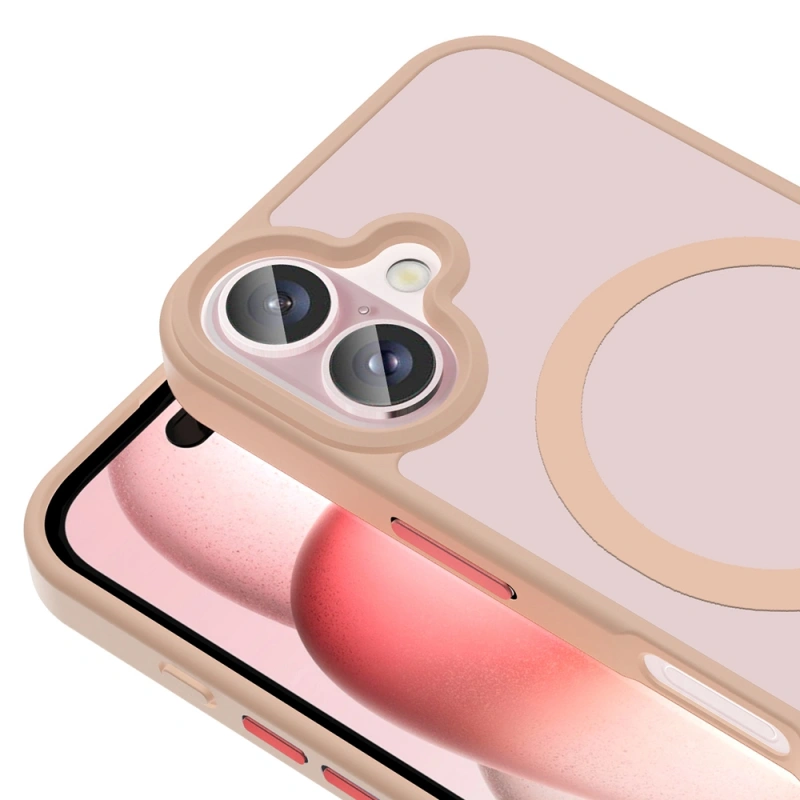 Apple iPhone 16 Plus Kılıf M-safe Şarj Özellikli Mat Arka Yüzey Zore Sio Kapak