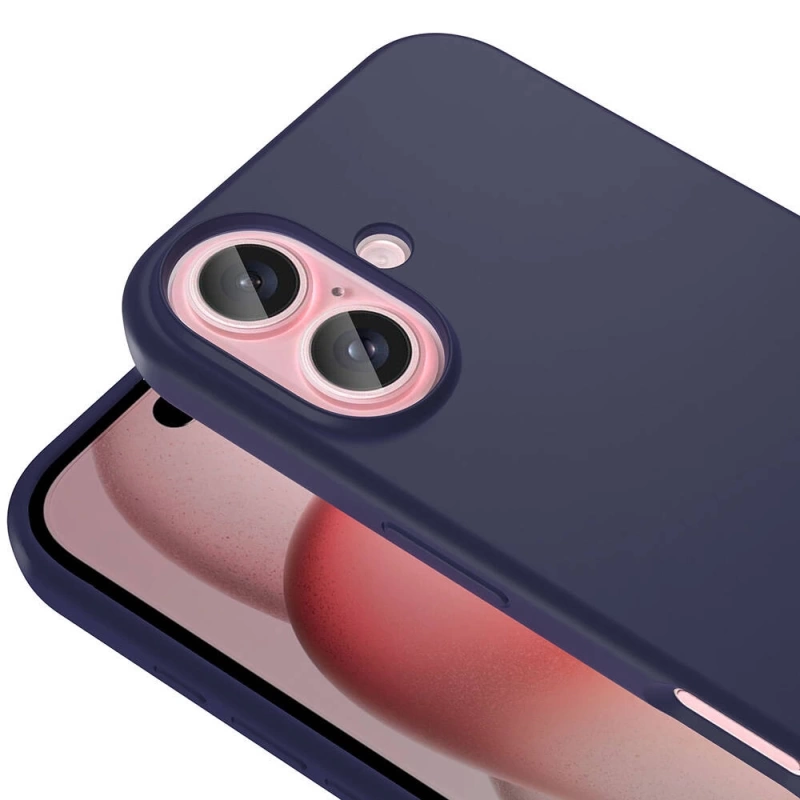 Apple iPhone 16 Plus Kılıf M-safe Şarj Özellikli Sıvı Teknolojili Silinebilir Sert Zore Kivi Kapak