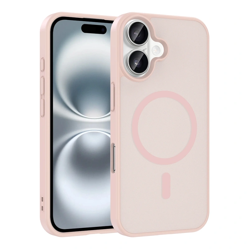 Apple iPhone 16 Plus Kılıf M-safe Şarj Özellikli Zore Babet Kapak