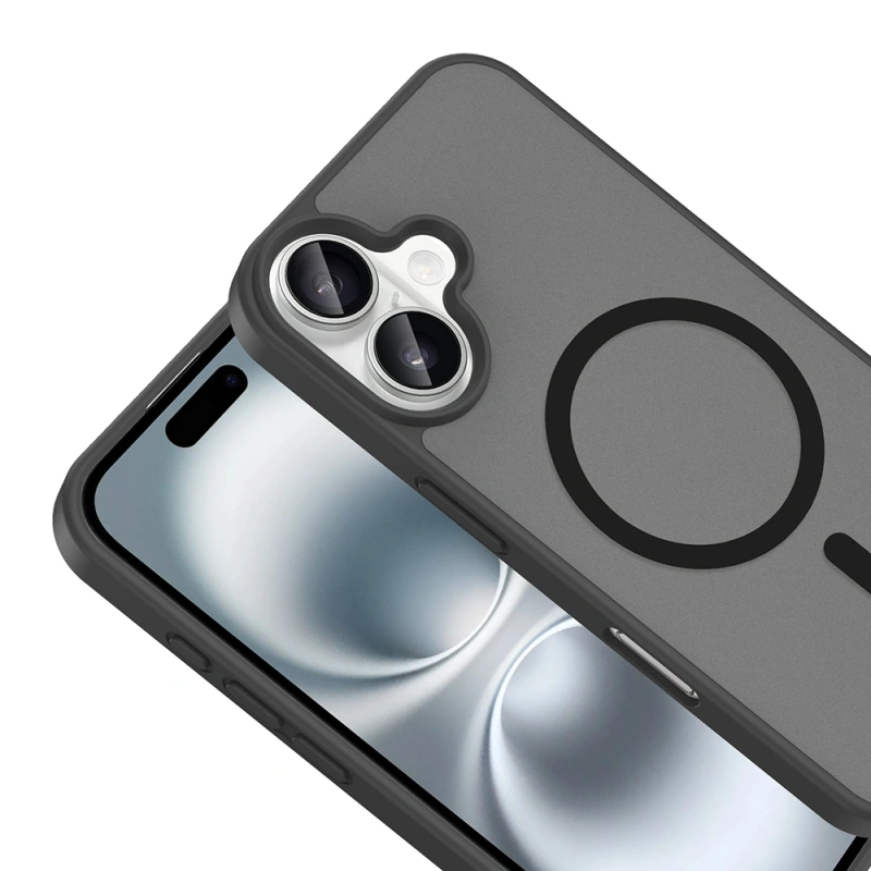 Apple iPhone 16 Plus Kılıf M-safe Şarj Özellikli Zore Babet Kapak