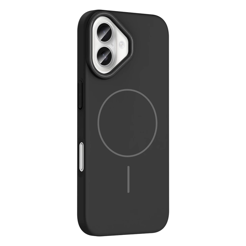 Apple iPhone 16 Plus Kılıf M-safe Şarj Özellikli Zore Ruby Sert Kapak