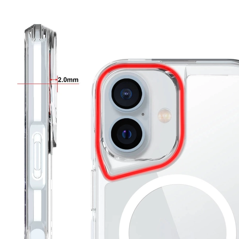 Apple iPhone 16 Plus Kılıf Zore M-safe Şarj Özellikli T-Max M-safe Kapak