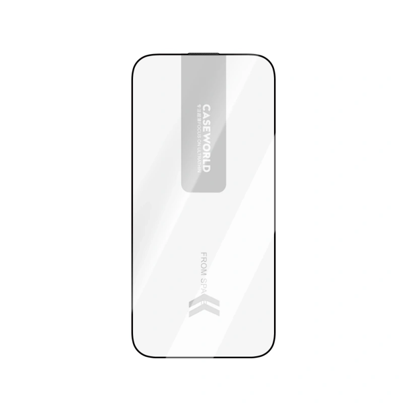 Apple iPhone 16 Pro CaseWorld Ultra-Thin Serisi TMQ 0.15mm HD 3D Cam Ekran Koruyucu + Uygulama Aparatlı