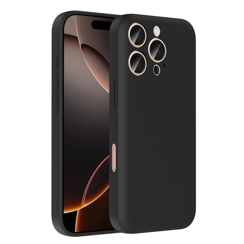Apple iPhone 16 Pro Kılıf Kamera Korumalı Kartlık Hazneli Zore Vitra Kapak