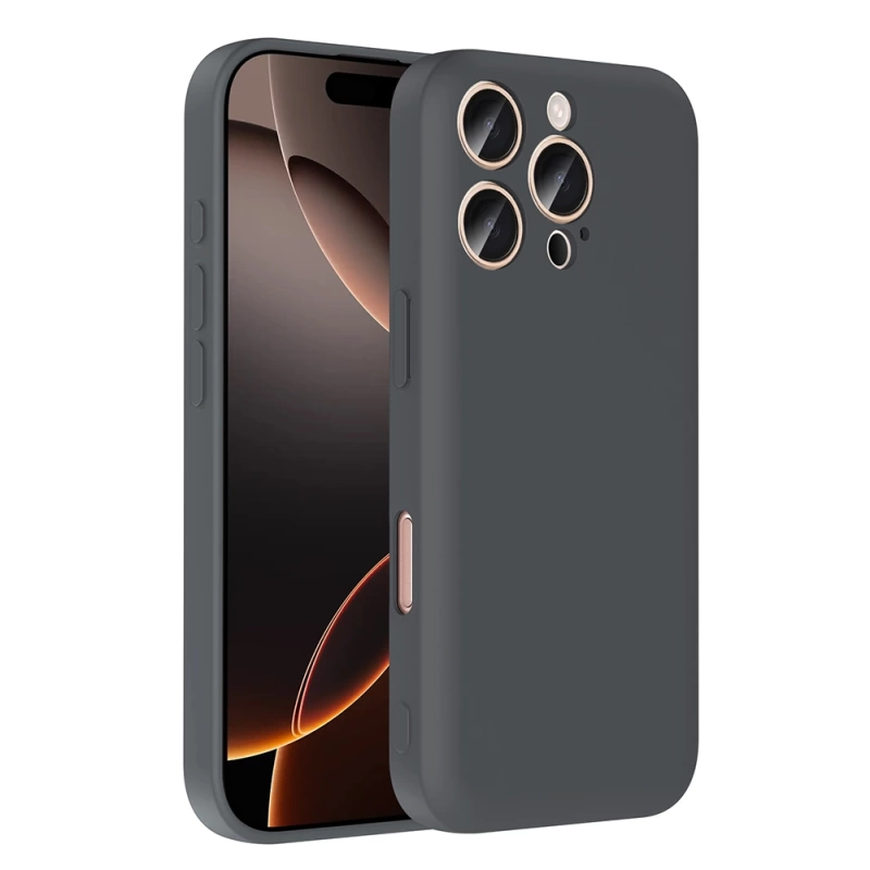 Apple iPhone 16 Pro Kılıf Kamera Korumalı Kartlık Hazneli Zore Vitra Kapak