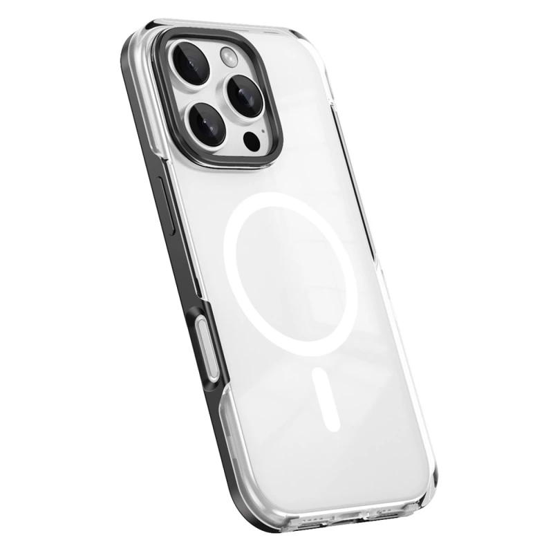 Apple iPhone 16 Pro Kılıf M-safe Şarj Özellikli Çıkarılabilir Arka Yüzeyli Zore Polar Kapak