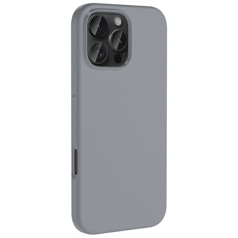 Apple iPhone 16 Pro Kılıf M-safe Şarj Özellikli Sıvı Teknolojili Silinebilir Sert Zore Kivi Kapak