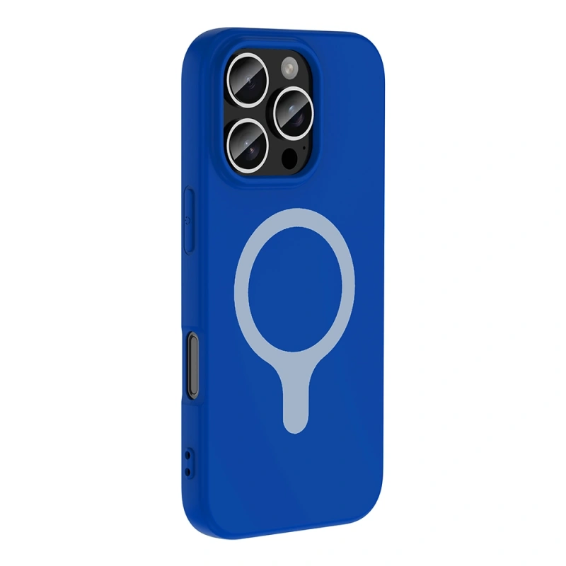 Apple iPhone 16 Pro Kılıf M-Safe Şarj Özellikli Zore Aris Silikon Kapak