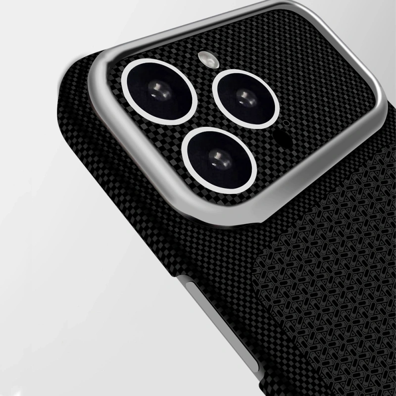 Apple iPhone 16 Pro Kılıf M-Safe Şarj Özellikli Zore Paris Nexel Sert PC Kapak