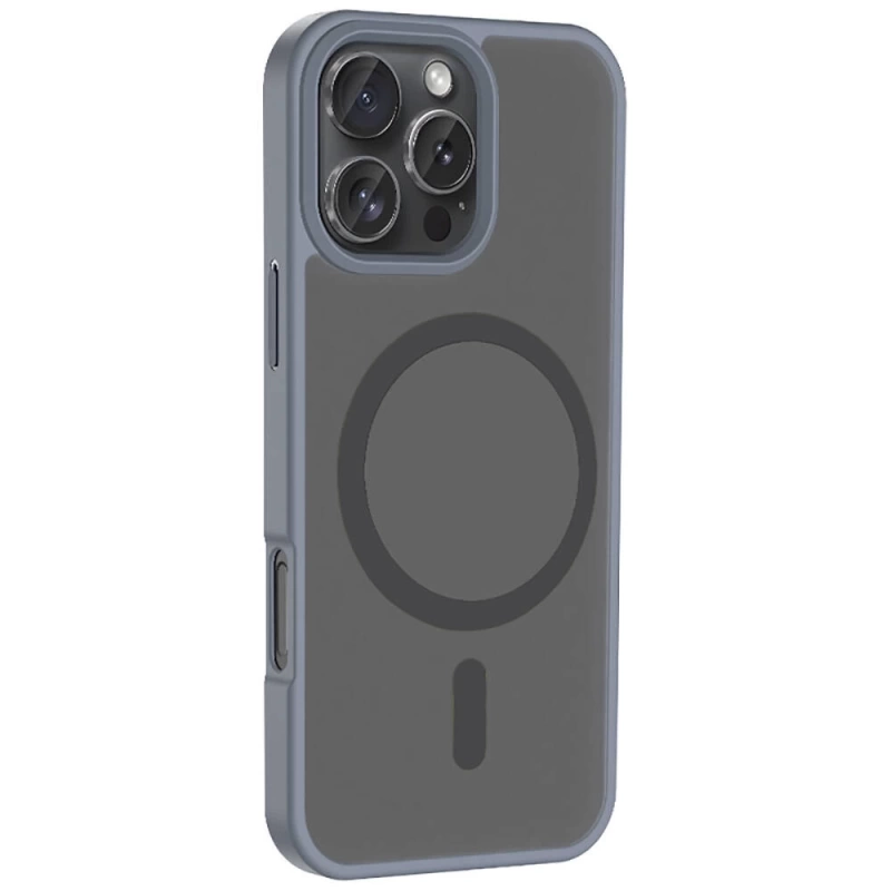 Apple iPhone 16 Pro Kılıf M-safe Şarj Özellikli Mat Arka Yüzey Zore Sio Kapak