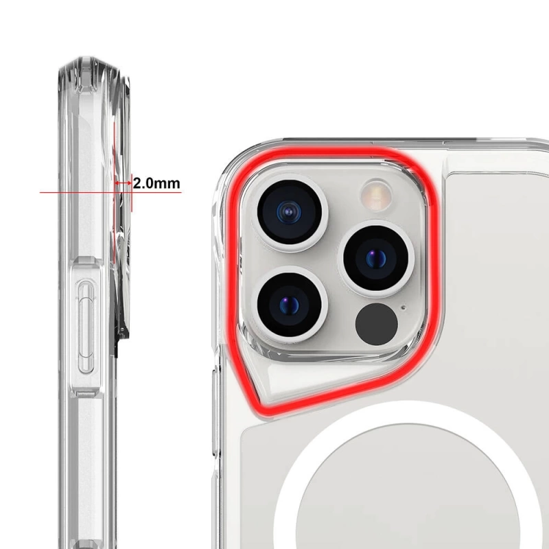Apple iPhone 16 Pro Kılıf Zore M-safe Şarj Özellikli T-Max M-safe Kapak
