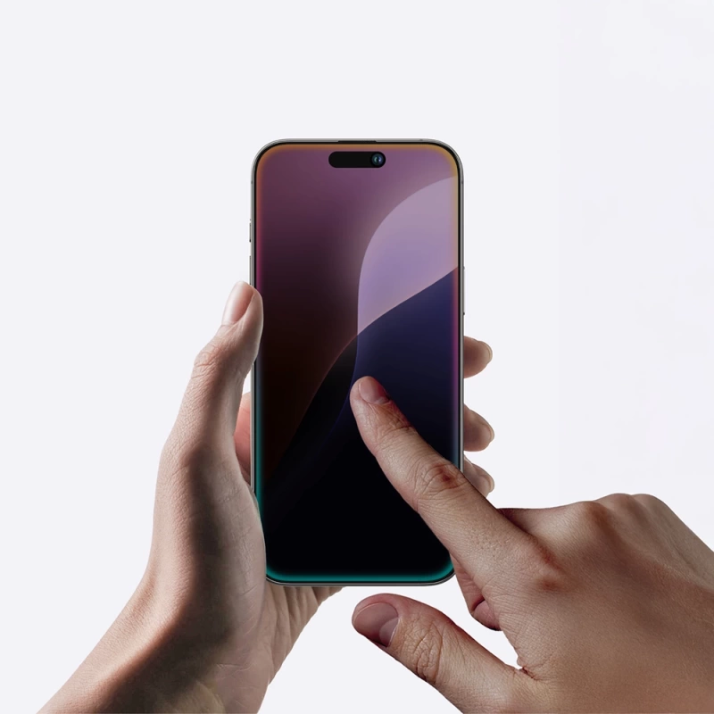 Apple iPhone 16 Pro Max Amazingthing Titan Privacy Parmak İzi Bırakmayan Temperli Cam Ekran Koruyucu