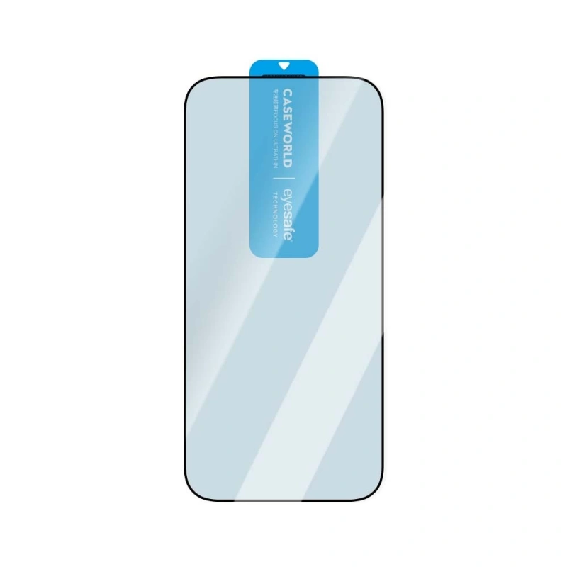 Apple iPhone 16 Pro Max CaseWorld 3D Eyesafe Mavi Işık Teknolojili 0.15mm Temperli Cam Ekran Koruyucu + Uygulama Aparatı