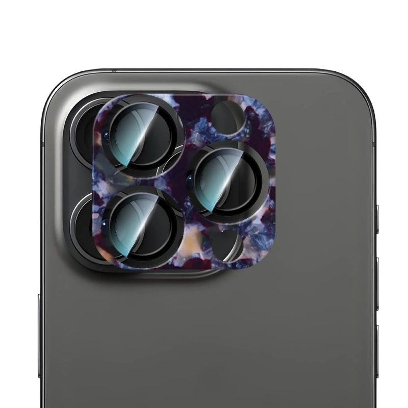 Apple iPhone 16 Pro Max CaseWorld Crystal Color Serisi Full Kamera Lens Koruyucu