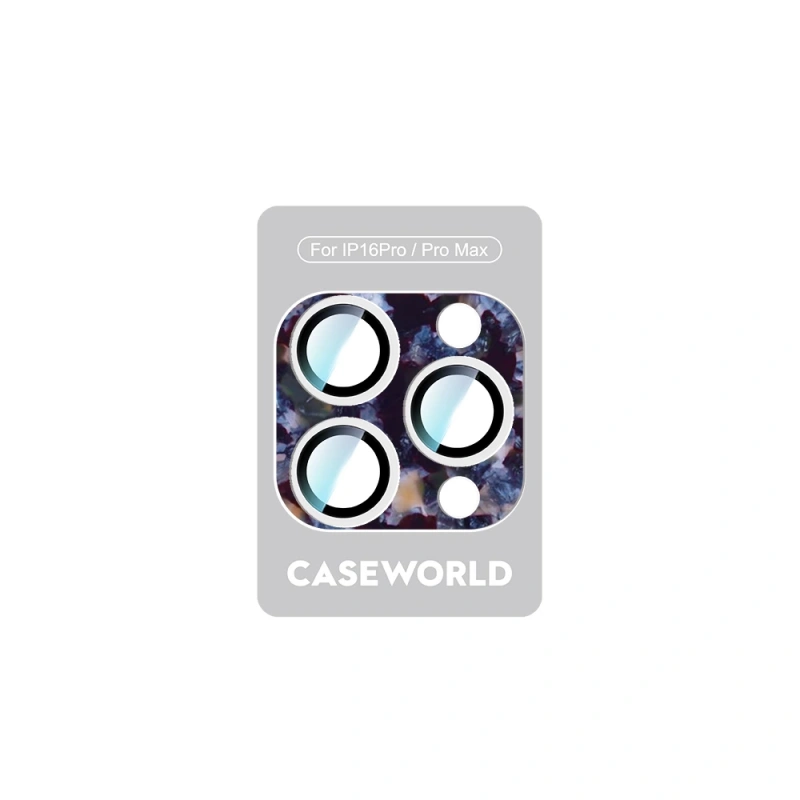 Apple iPhone 16 Pro Max CaseWorld Crystal Color Serisi Full Kamera Lens Koruyucu