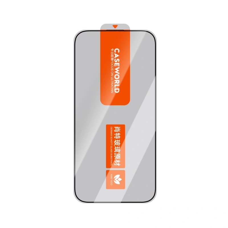 Apple iPhone 16 Pro Max CaseWorld Ultra-Thin Serisi 0.15mm 3D Schott Cam Temperli Ekran Koruyucu