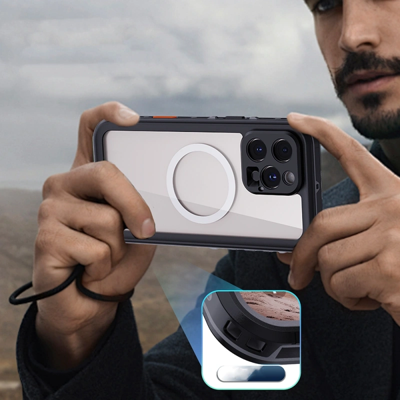 Apple iPhone 16 Pro Max Kılıf 1-1 Su Geçirmez Kılıf